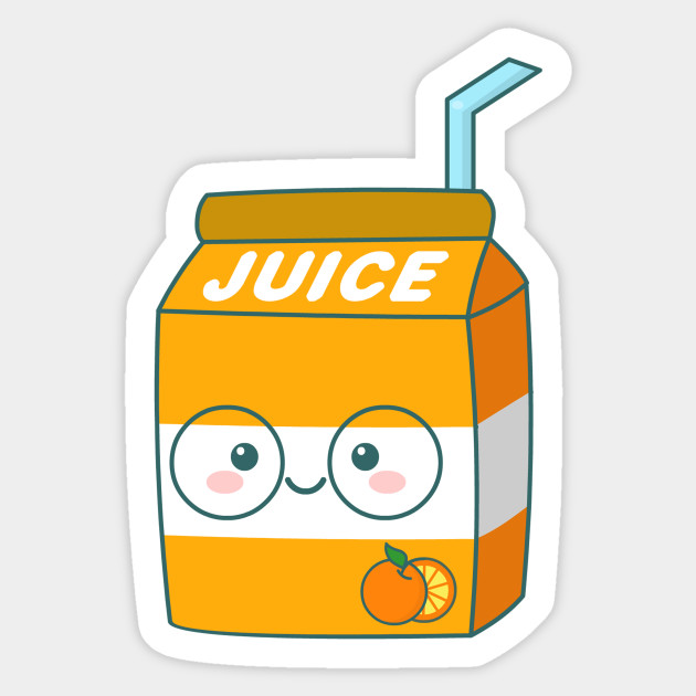 KAwaii Juice - Cute - Sticker | TeePublic